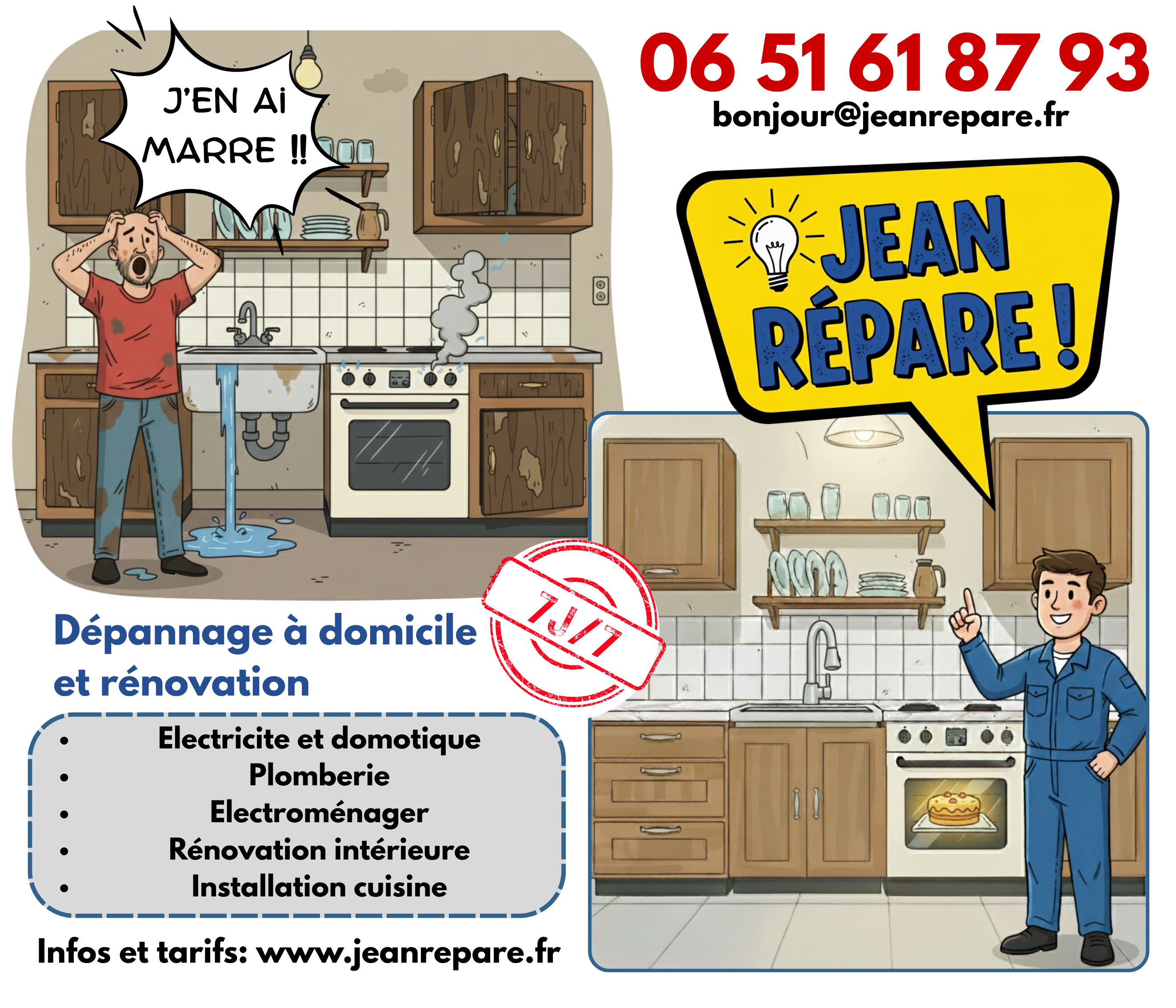 Affiche Jean Répare